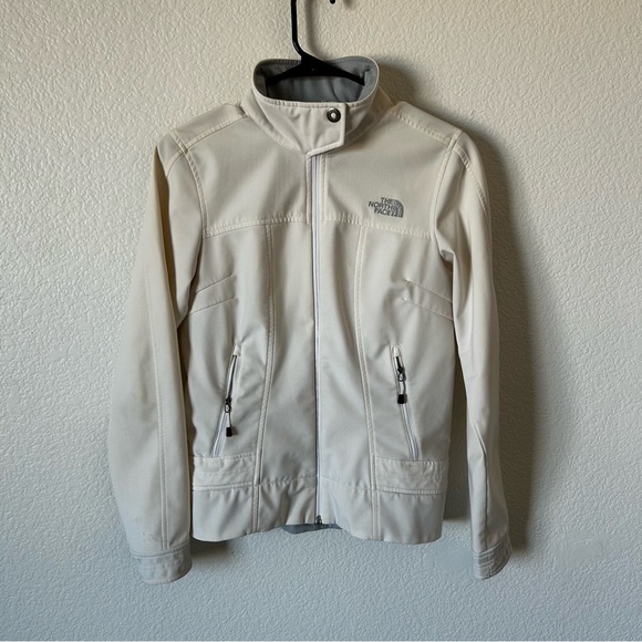 The North Face Women's Small Off-White, Cream Zip Up, Outerwear, Jacket, Coat - Picture 1 of 15